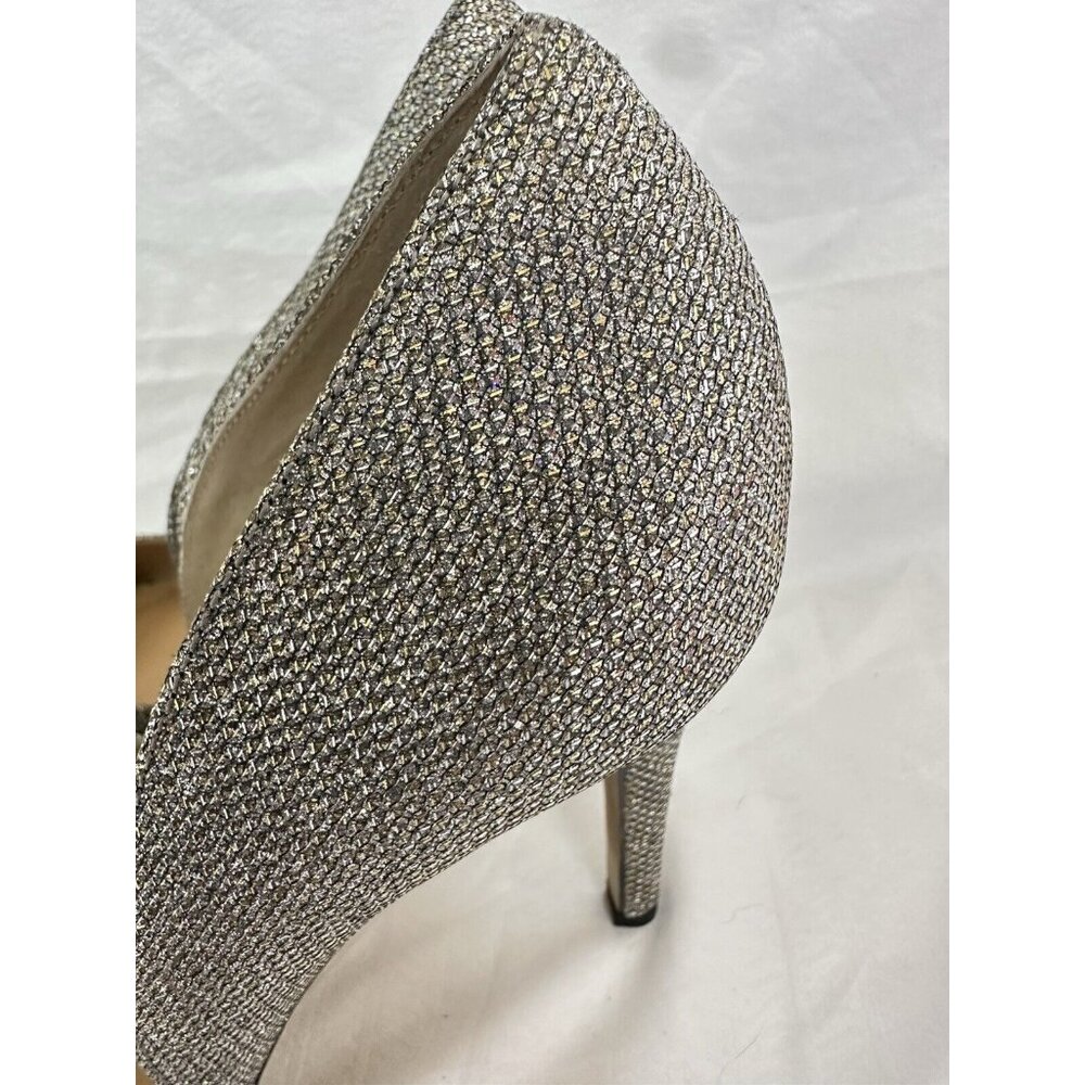 Woman’s Express Silver sparkle 4” heels size 9 - Picture 5 of 8